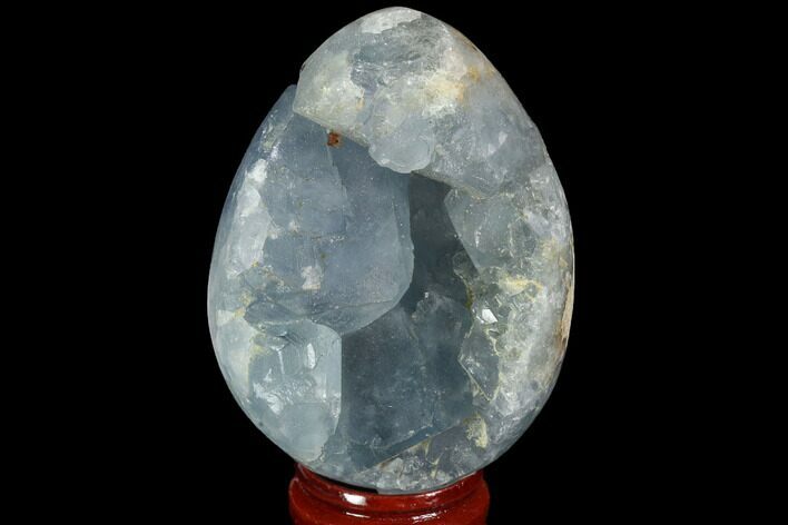 Bargain, Crystal Filled Celestine (Celestite) Egg Geode - Madagascar #98789